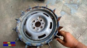 Грунтозацепы для мотоблока из дисков автомобиля жигули Александр Токарев
