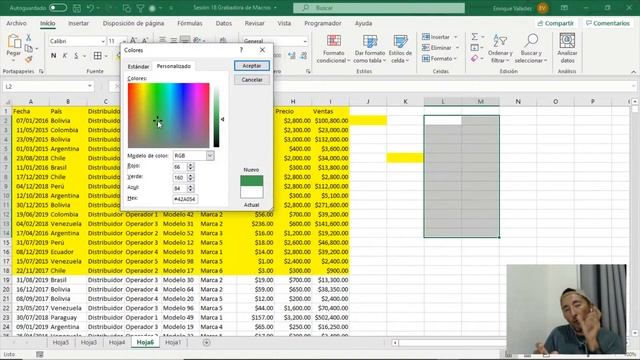 Curso Completo de Excel Sesión 18 La Grabadora de Macros смотреть онлайн