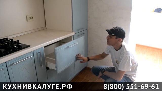 Большая угловая кухня на заказ