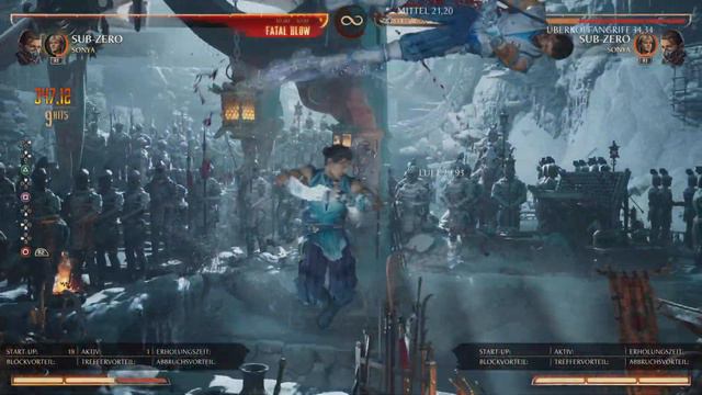 Mortal Kombat 1 Sub-Zero/Sonya 1 Bar 43% Combo