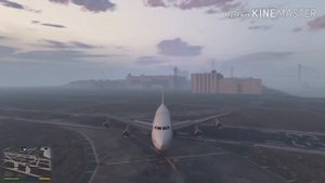 Как сесть в пассажирский самолет в GTA V / Взлёт
