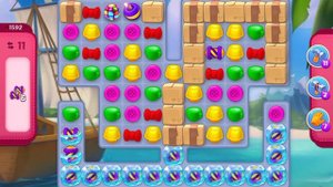 HomeScapes Level 1592 no boosters (17 moves)