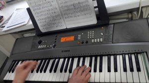 Снег над Ленинградом на синтезаторе.