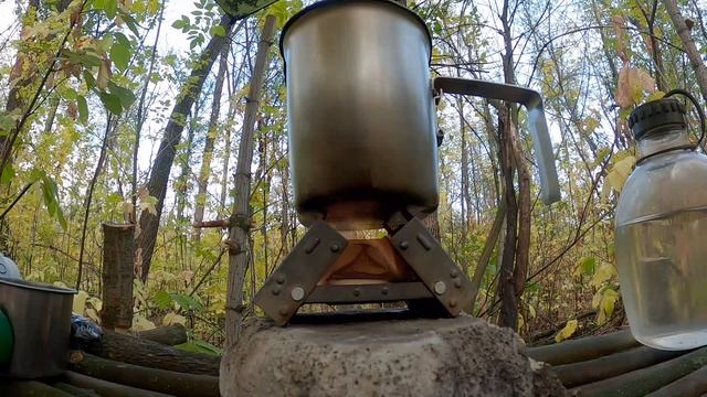 Универсальная полка (вешалка) / Бушкрафт в осеннем лесу смотреть онлайн