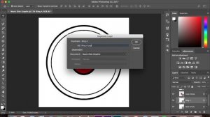 Music Disk Graphic Creation Using Adobe Photoshop CC 2017