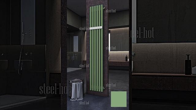Дизайнерские радиаторы вертикальные разных цветов на заказ в #steelhot #Стилхот