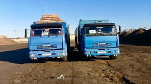 КАМАЗ БЛИЗНЕЦ в кадре на свекле