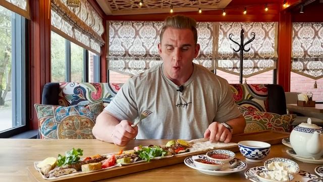 Сьел МЕТРОВЫЙ ЛЮЛЯ-КЕБАБ из говядины. Чайхана Сказка. Фудчеллендж. мукбанг. асмр
