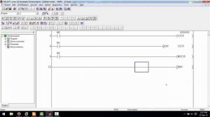 PLC Mitsubishi FX3G high-speed counter programming on GX Developer