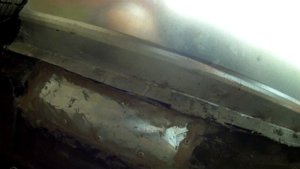 Ауди 80 латка на днище