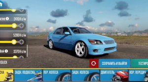 НАСТРОЙКА НА АВТО TOYOTA ALTEZZA (CHIIOKO) STOCK | CARX DRIFT RACING 2.