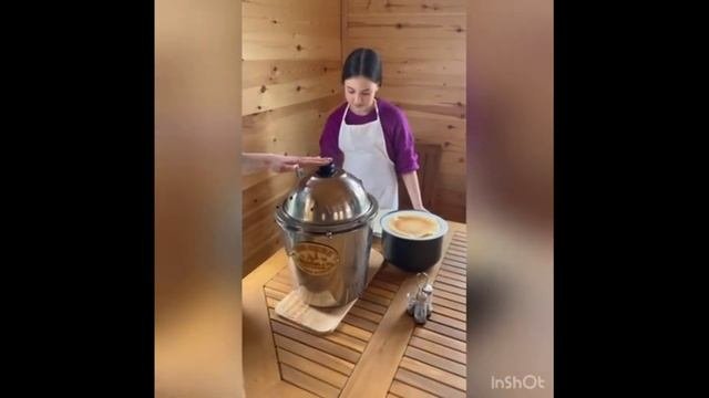 Сыр из козьего молока в новой Сыроварни Тремасова / Сыроварня на  печи. на настоящем огне