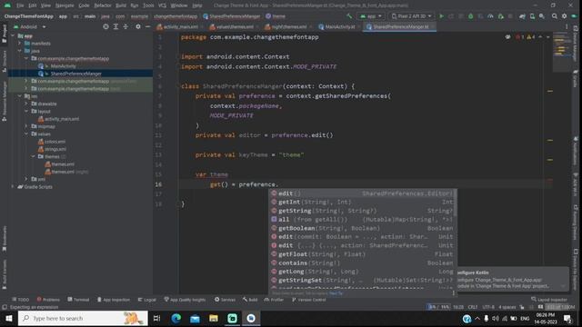 How to Handle Light Mode or Dark Mode Theme app in Android Studio Kotlin