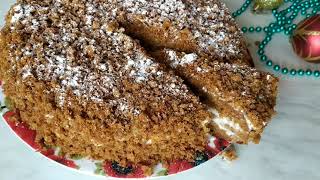 ЛЕНИВЫЙ МЕДОВИК БЕЗ РАСКАТКИ КОРЖЕЙ ЗА ПОЛЧАСА. ВКУСНО! БЫСТРО! ПРОСТО! #медовик
#рецептмедовика