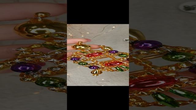 Арт. 2127/66H  Распаковка 
Новогоднее украшение из стеклянных бусин «Черепаха»