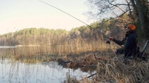 "Яркий апрельский денек". Ловля на фидер и поплавок. Патерностер. Серия 3.