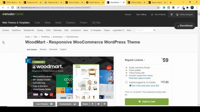Top 5 Best Woocommerce Theme in Themforest