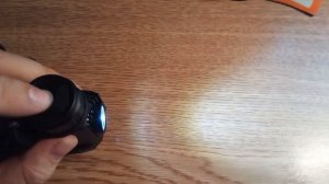 У фонаря есть плавная регулировка яркости с запоминанием! Дополнение к видео.