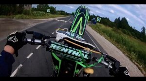 ДАЛ СТИЛЬКА НА КАВЕ/СТУНТ ПО КАЙФУ/KAWASAKI KX 125: