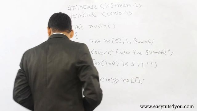 One Dimensional Array  in C++  Example Program (HINDI)