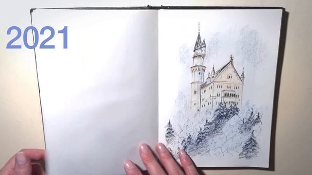 Sketchbook tour - Art Kvartal sketchbook 2020-2023 смотреть онлайн