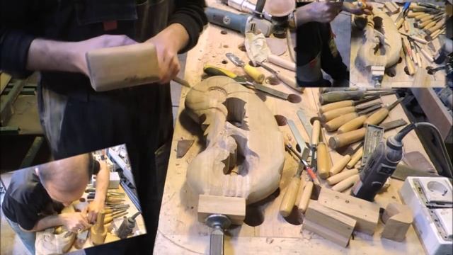 Резные ножки для журнального стола из массива дуба . Авторская мебель на заказ