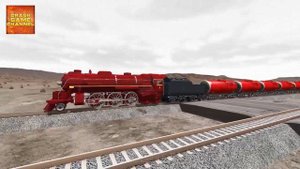 Steam train crashes #11 BeamNG Drive