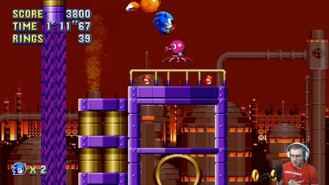 SONIC MANIA (СОНИК МАНИЯ) ПОЛНОЕ ПРОХОЖДЕНИЕ!!ЧАСТЬ 8-ЭТАП: OIL OCEAN!!!