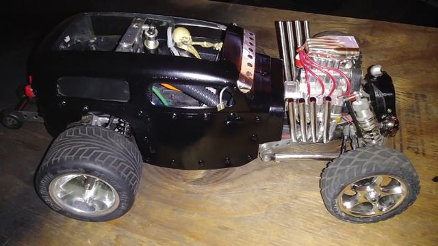 Team Associated RC10b2 Rat Rod project - Traxxas On Board Audio
