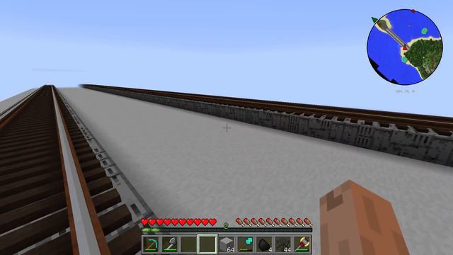 МАЙНКРАФТ ЛП ЖЕЛЕЗНАЯ ДОРОГА - ОГРОМНЫЙ МОСТ №62 смотреть онлайн