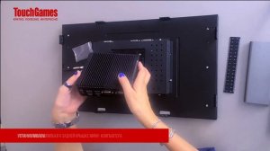 Как установить мини-ПК TouchGames на заднюю крышку монитора