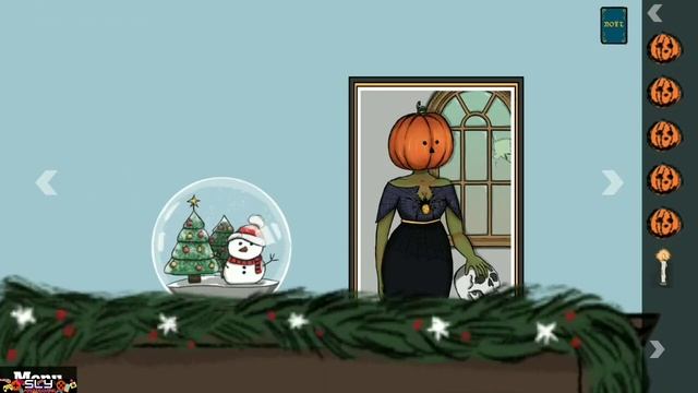 Mr Christmas & Miss Halloween | Puzzle Escape Game Walkthrough смотреть онлайн