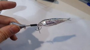 Мормышка на судака с фиксатором для тюльки