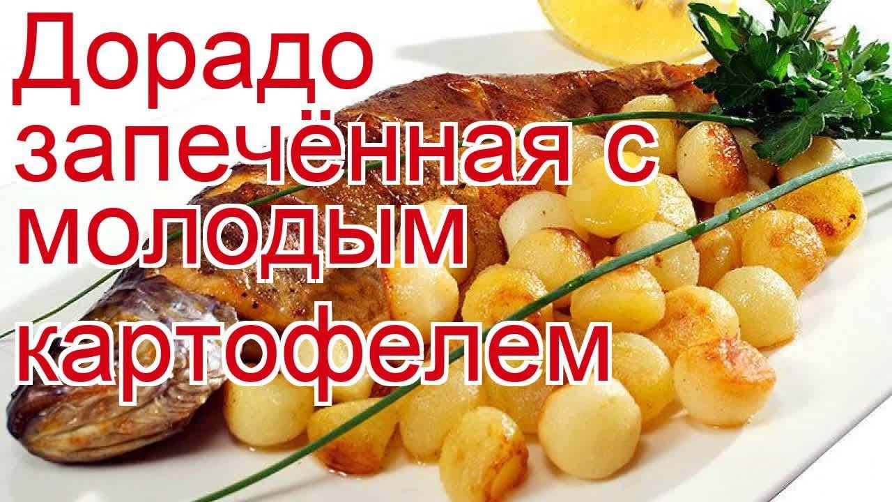 Как приготовить Дорадо дикий пошаговый рецепт - Дорадо запечённая с молодым картофелем за 100 минут