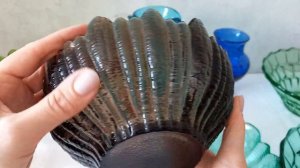 Советская посуда из цветного стекла 🌟 #советскаяпосуда #посудаизстекла