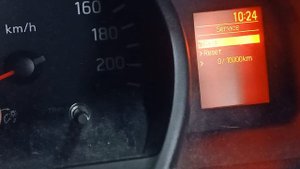Nissan NV200 seversing reset meter