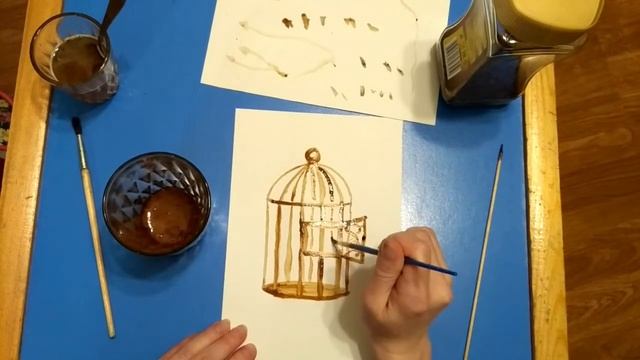 КОФЕЙНОЕ РИСОВАНИЕ