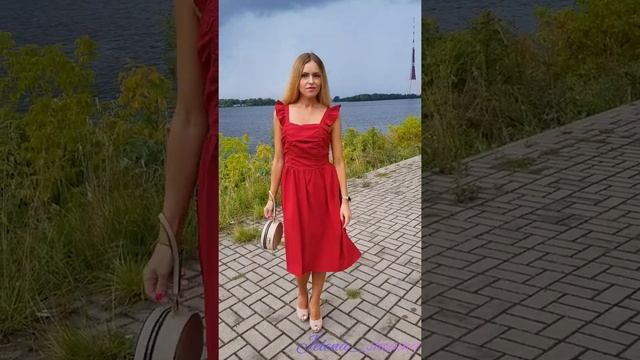 Красивое винтажное платье в корейском стиле с #AliExpress | #Jelena_shoping | #Mishow