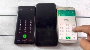 Samsung Galaxy S9 vs Samsung Galaxy S4 vs XIAOMI Redmi 9c NFC & Incoming/ Outgoing Call / Group Cal