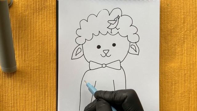 Как нарисовать барашку смотреть онлайн