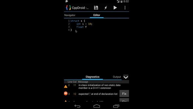 CppDroid overview - C/C++ IDE & compiler for Android