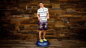 Упражнения с полусферой BOSU для начинающих