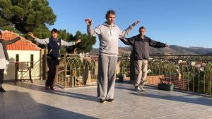 Цигун в ходьбе Сяояобу. Упражнение Кай-Хэ.MOV