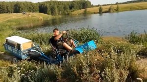 мотоблок нева с прицепом