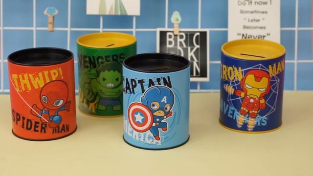 Копилка банка "Супер герои" смотреть онлайн