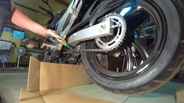 Yamaha Fazer 250 смазка цепи. Расход топлива.