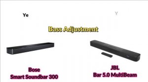 Bose Smart Soundbar 300 vs JBL Bar 5.0 MultiBeam full Comparison