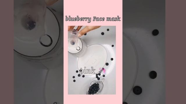 blueberry  facial mask _DIY Natural fruit mask maker????|#shorts #mask#video