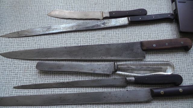 Старинные кухонные ножи - большой обзор раритетов царских времен