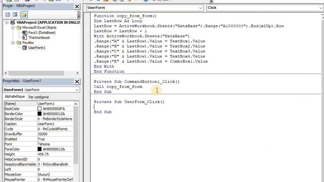 VBA Complete UserForm application/ NO CODING/ insert- Delete-Edit- Search etc_01. www.VbaWriter.ch